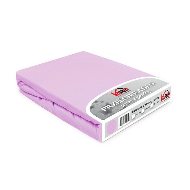 Cearsaf Jersey cu Elastic 220x200 cm Culoare Vasc Vascuit KARO