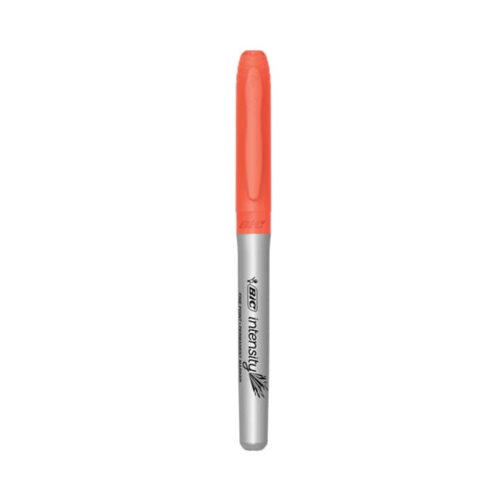 Marker permanent BIC - culoare vibranta - Sunset Orange