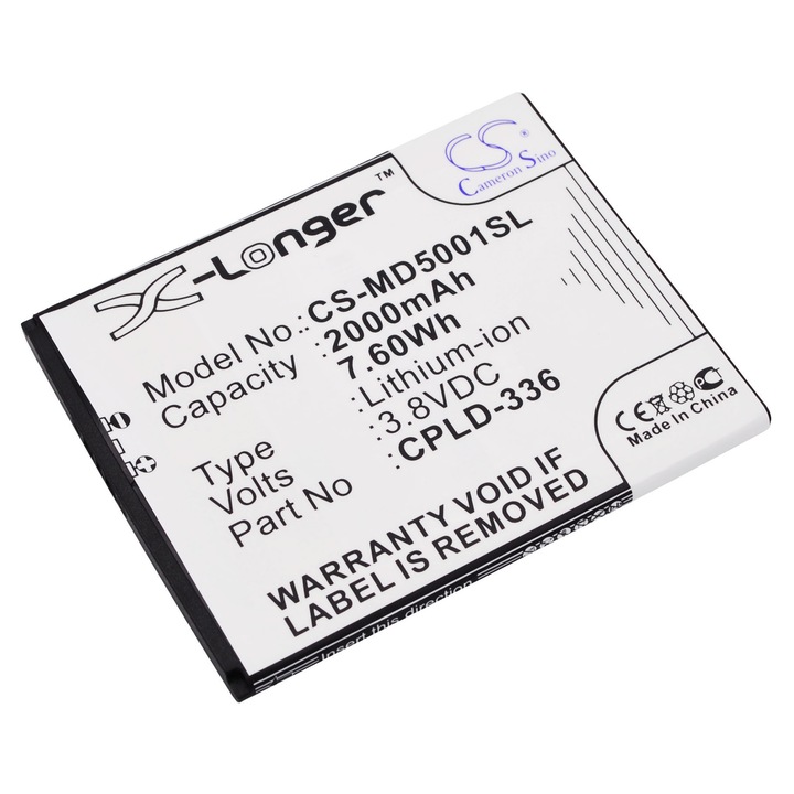 Baterie TECHTEK CS-MD5001SL Li-Polymer 2000mAh