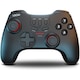 Controler wireless KROM Kenzo, cu suport smartphone, 15 butoane programabile, Bluetooth 5.0, USB-C, compatibil PC, PS3, PS4, Switch, Android si iOS, Negru