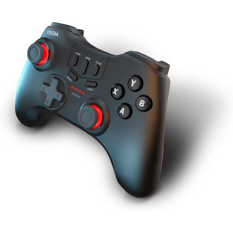 Controler wireless KROM Kenzo, cu suport smartphone, 15 butoane
