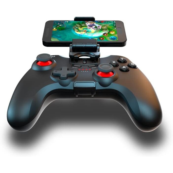 Controler wireless KROM Kenzo, cu suport smartphone, 15 butoane
