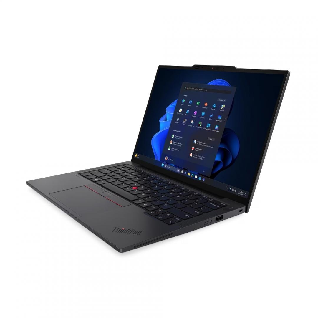 Laptop ThinkPad X13 Gen 6 (Intel), 13.3" WUXGA (1920x1200) IPS 400nits Anti-glare, 100% sRGB, Intel® Core Ultra 7 255U, 12C (2P + 8E + 2LPE) / 14T, Max Turbo up to 5.2GHz, 12MB, Video Integrated Intel® Graphics, RAM 1x 32GB Soldered LPDDR5x-8400, 1TB SSD