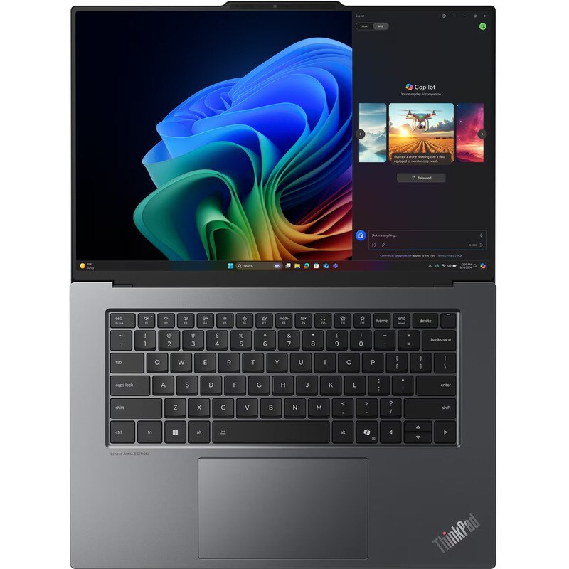 Laptop Lenovo ThinkPad X9-15 Gen 1, Intel Core Ultra 7, 32GB, 2TB SSD, Gri, 15.3"
