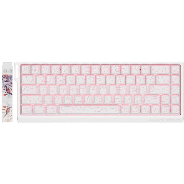tastatură mecanică de gaming YUNZII Madlions Mad68 He, multicolor