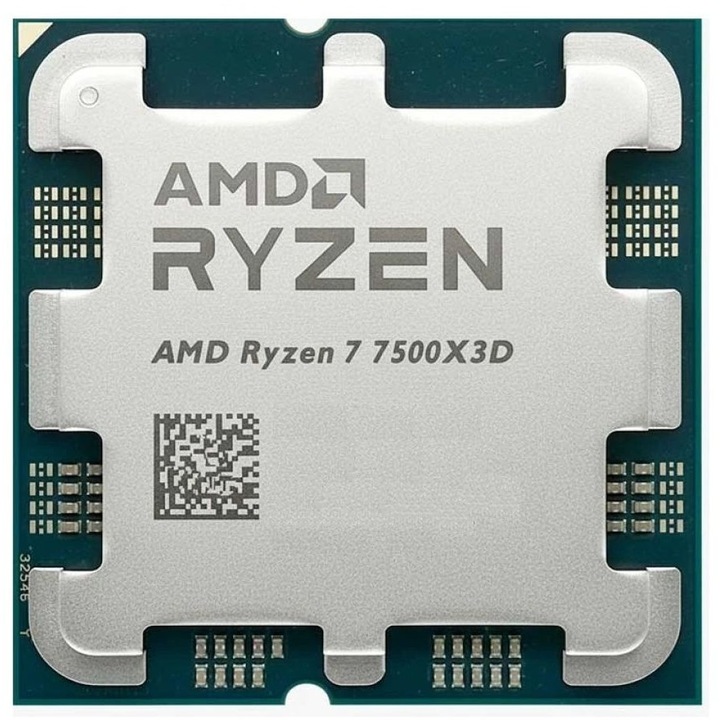 Процесор AMD Ryzen 5 7500X3D (4.0GHz) TRAY, 4.00 GHz, Socket AM5