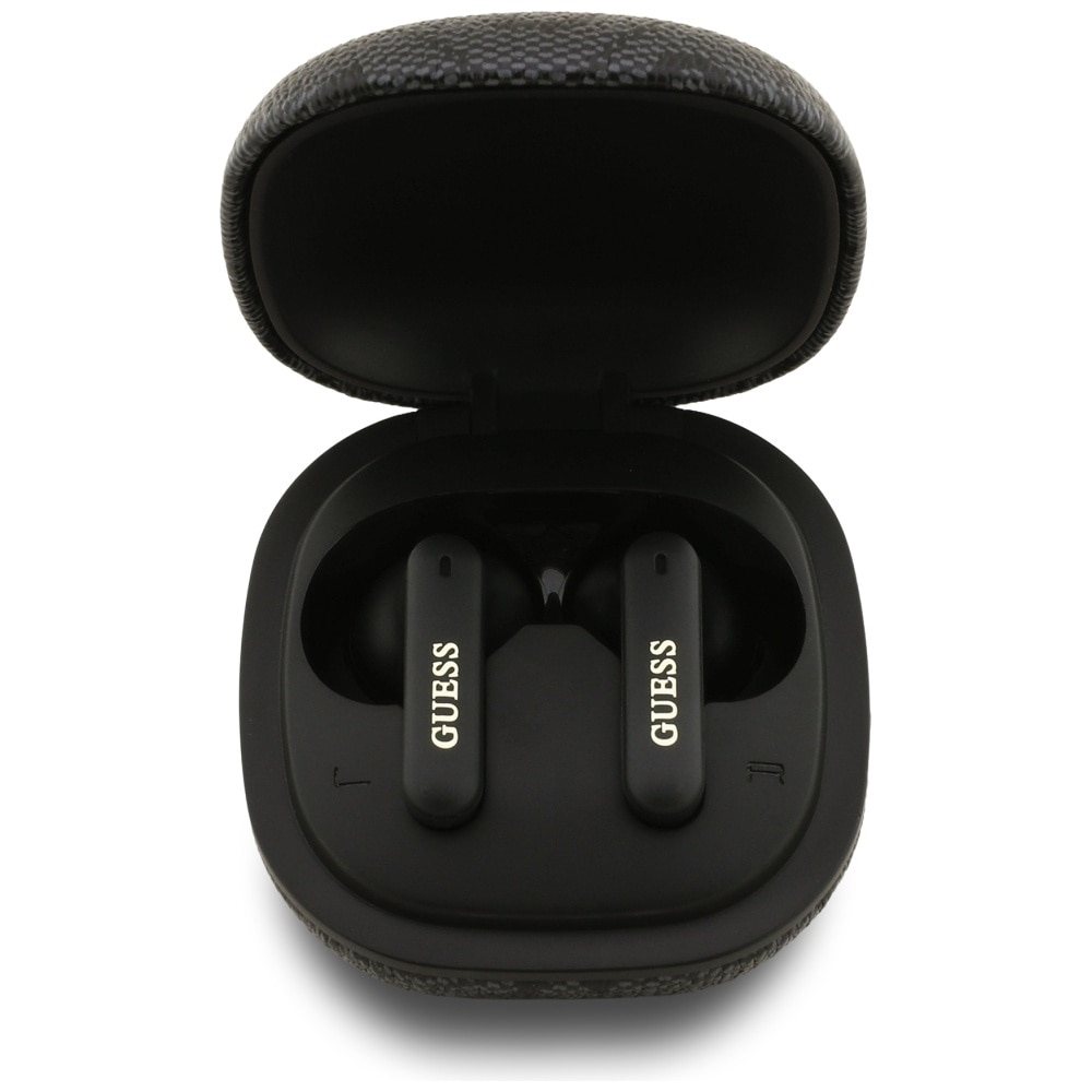 Casti wireless Guess 4G Classic Metal Logo TWS, Bluetooth 5.4, 250