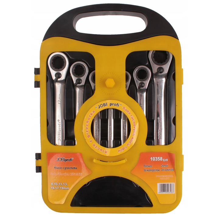 Set Chei Fixe Inelare cu Clichet CrV 7 Bucati