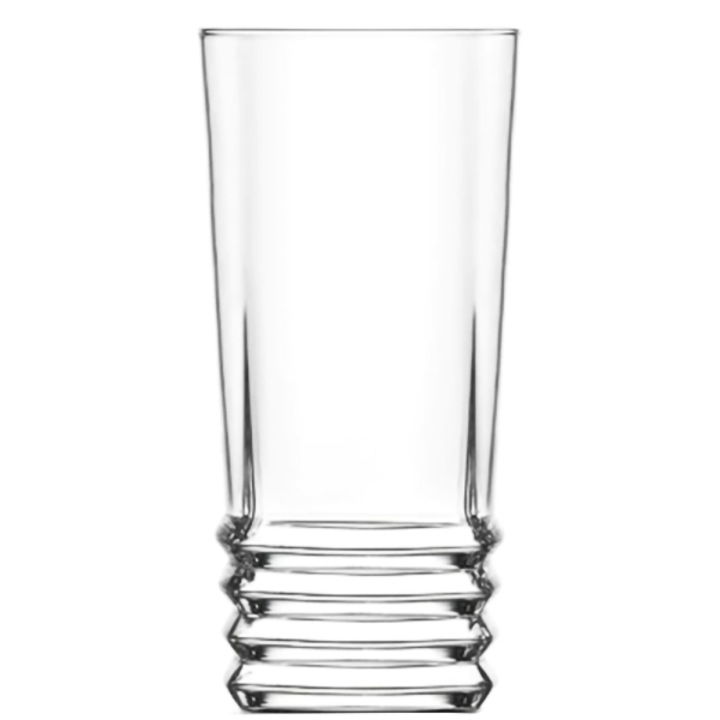 Set 6 Pahare LAV Elegan – 335 cc, Sticla Premium, Design Modern si Robust, Ideal pentru Apa, Sucuri si Cocktailuri