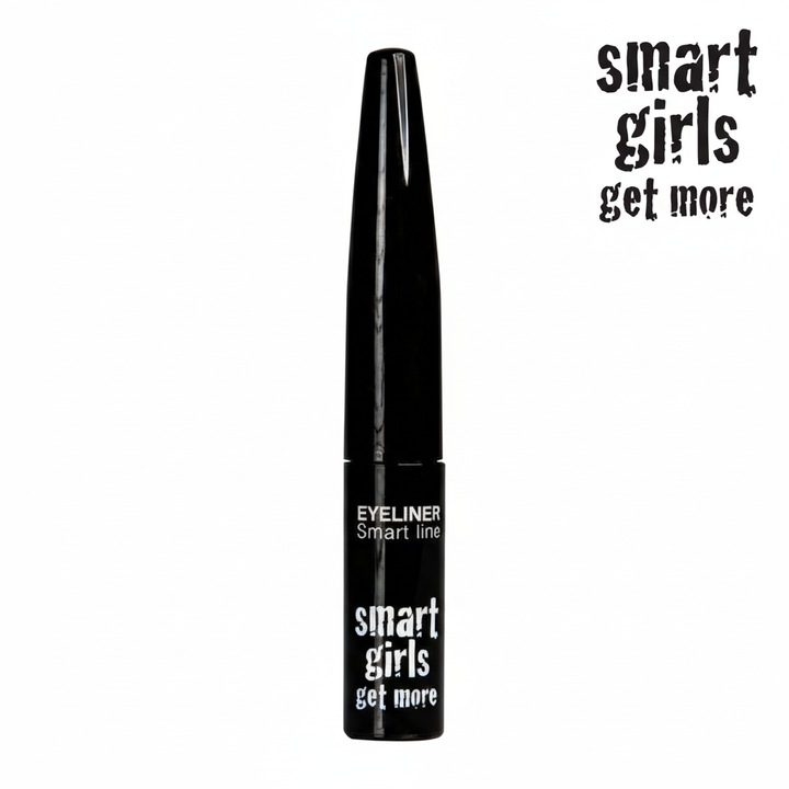 Eyeliner lichid Smart Girls Get More, 4, 5 ml, cat-eye negru intens Smart line
