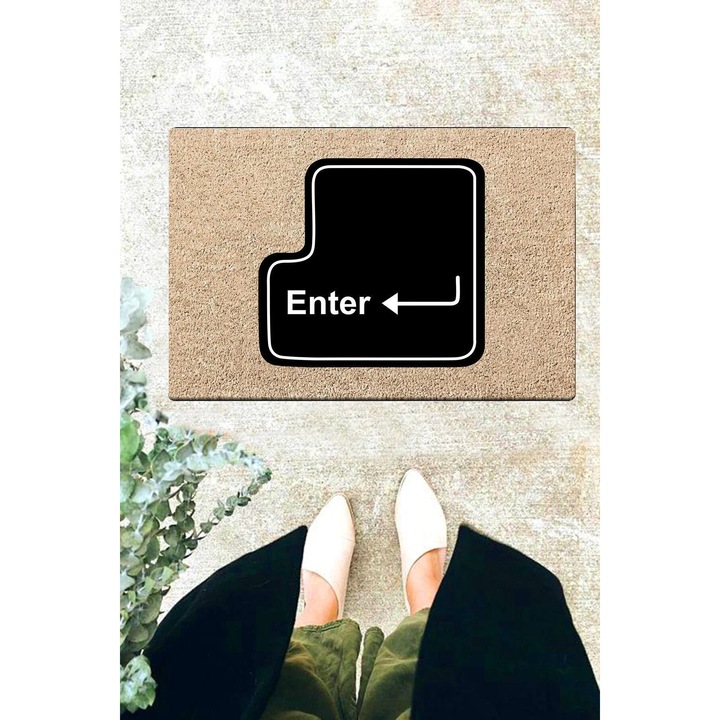 Covor de intrare, Chilai Home by Alessia, PVC, 40x60cm, antiderapant, modern