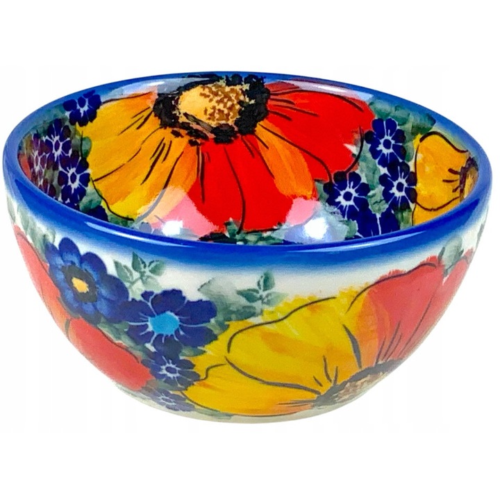 Bol Ceramic Bolesławiec 13/400 ml, Ceramica Originala, Manual