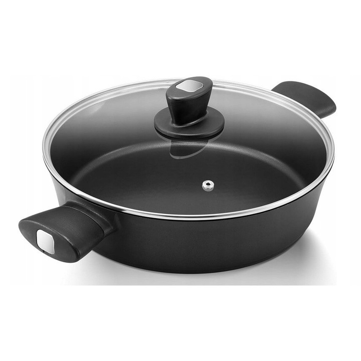 Дълбок тиган Fadware 28 см, незалепващ, с капак