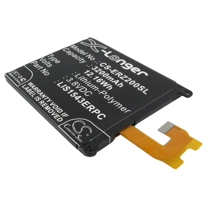 Baterie TECHTEK CS-ERZ200SL Li-Polymer 3200mAh