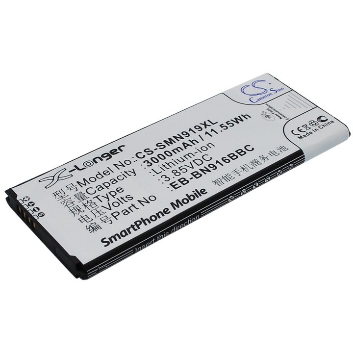 Baterie TECHTEK CS-SMN919XL Li-ion 3000mAh
