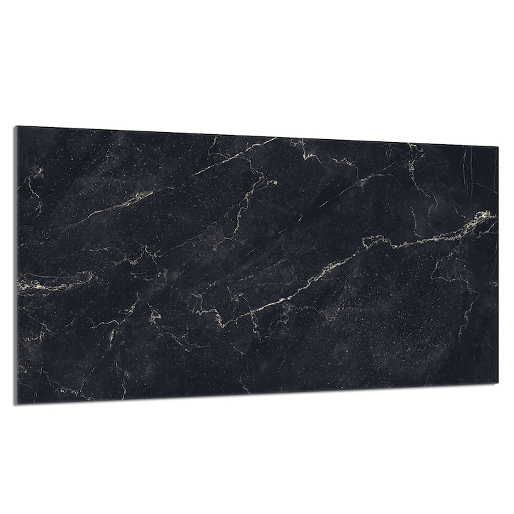 Placa de protectie din sticla pentru aragaz 90x52 cm, TMK ArtDeko, marmura, multifunctionala