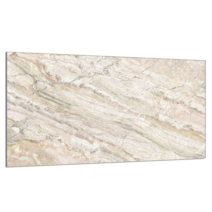 Placa de protectie din sticla pentru aragaz 90x52 cm, TMK ArtDeko, marmura, multifunctionala