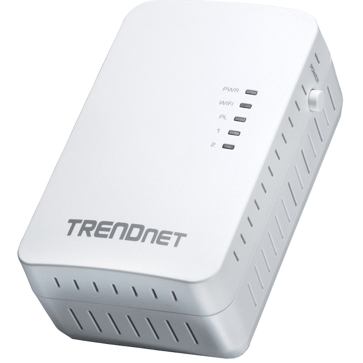 Adaptor Powerline TRENDnet TPL-410AP, 300 Mbps, 2 x 10/100