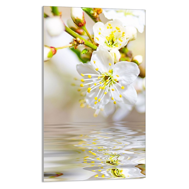 Panou de protectie din sticla pentru plita TMK ArtDeko, 20x52 cm