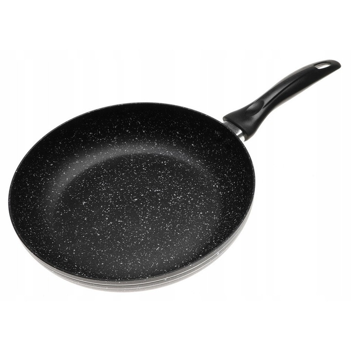 Мраморен тиган 28 см, индукционен и газов, незалепващ