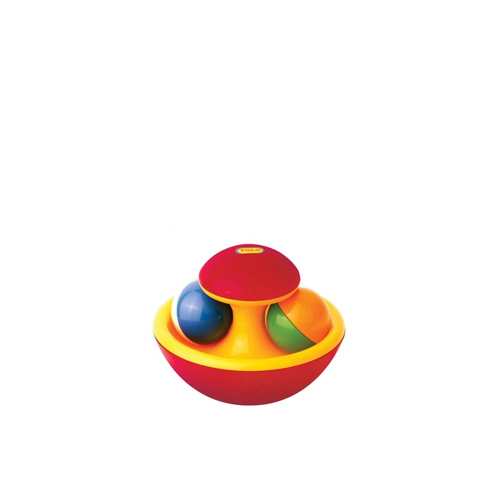 TOLO szenzoros bébijáték - Rock & Roll Rattle, interaktív, színes, fogzásra, 3 hónapos kortól