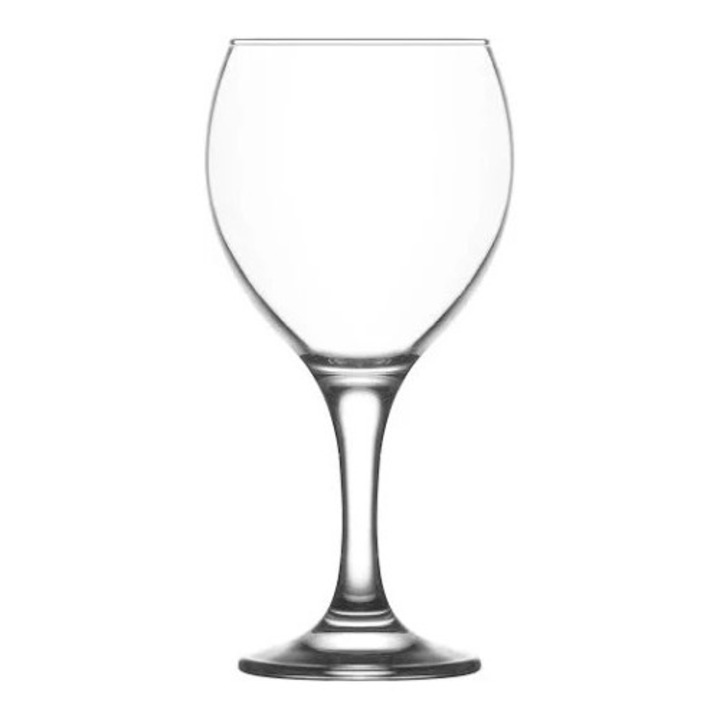 Set 6 Pahare Misket – 260 ml, Sticla Transparenta Premium, Design Elegant si Modern pentru Apa, Sucuri Vin si Cocktailuri