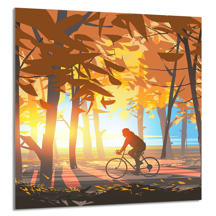 TMK ArtDeko Üveg konyhai hátfal 60x65cm, védelem, edénytartó, többszínű