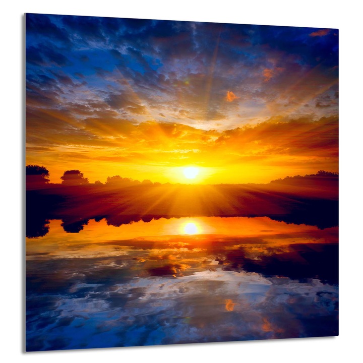 TMK ArtDeko Üvegfalpanel konyhához 60x65cm, védelem, edénytartó, többszínű