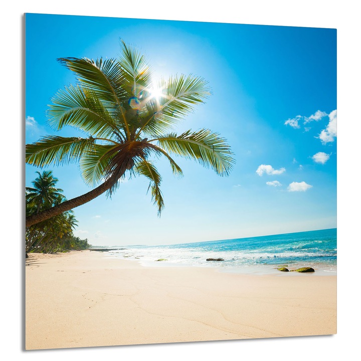 TMK ArtDeko Üveg konyhai hátfal 60x65cm, védelem, edénytartó, többszínű