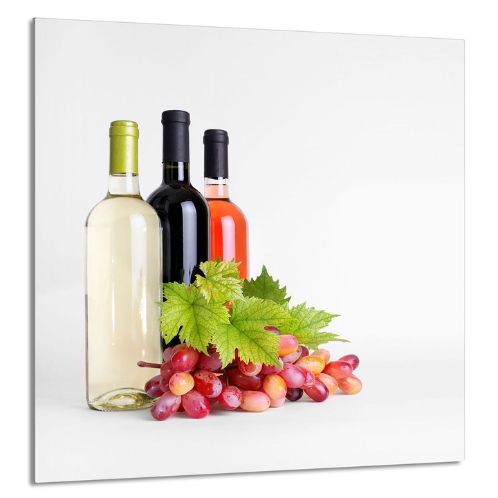 TMK ArtDeko Üveg konyhai hátfal 60x65cm, modern dizájn, szennyeződés elleni védelem, többszínű