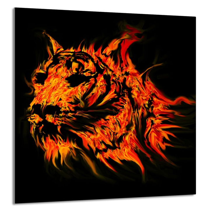 TMK ArtDeko Üveg konyhai hátfal 60x65cm, védelem, modern design