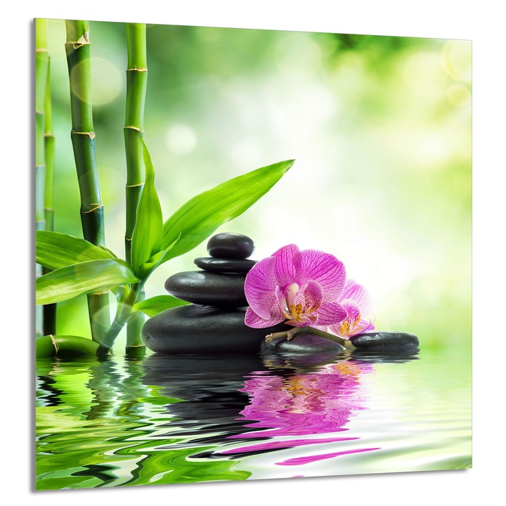 Üvegpanel konyhába 60x65 cm, TMK ArtDeko, védelem, edénytartó, többszínű