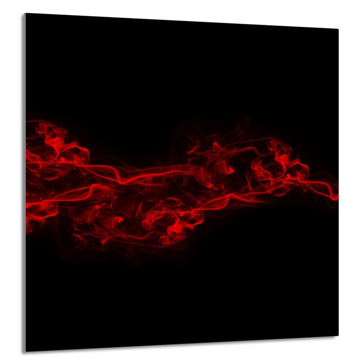 TMK ArtDeko Üveg Fröccsenésgátló konyhához 60x65cm, védelem, modern design, fekete