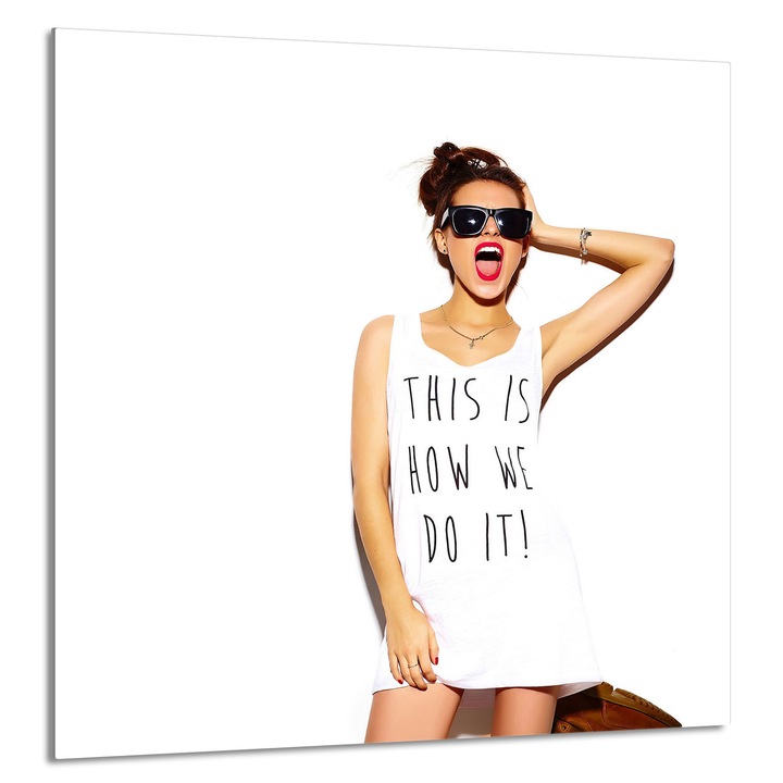 TMK ArtDeko Üveg konyhai hátfal 60x65cm, védelem, edénytartó, többszínű