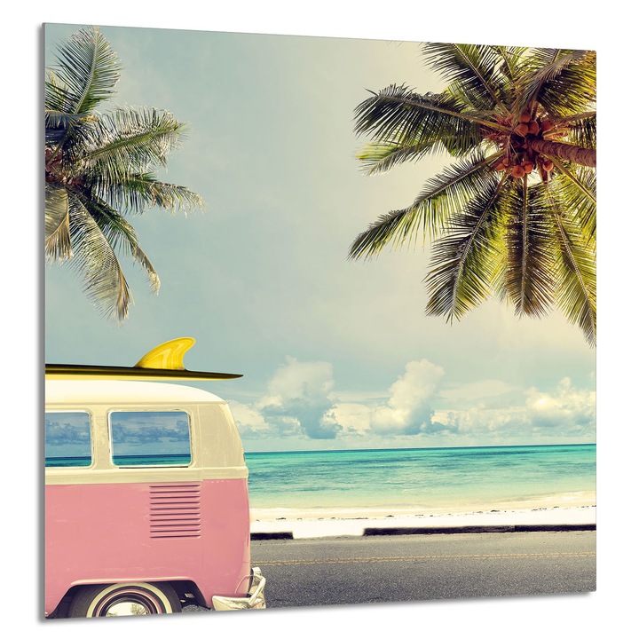 TMK ArtDeko konyhai üvegpanel 60x65cm, védelem, edénytartó, többszínű