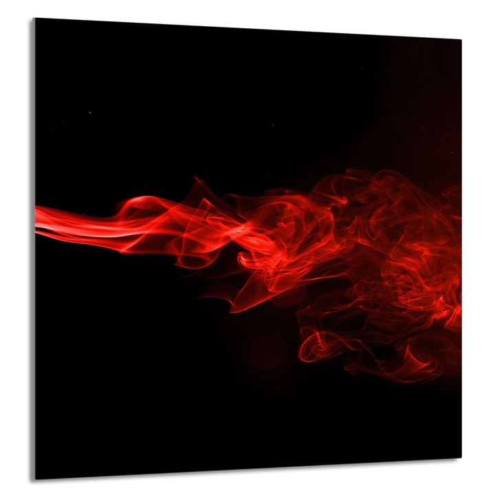 TMK ArtDeko konyhai üvegpanel, 60x65cm, védelem, fekete