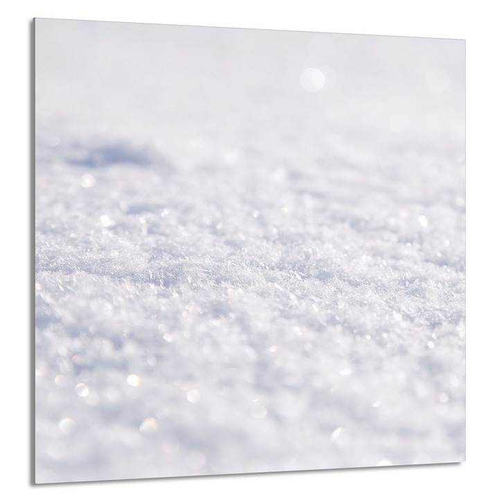 TMK ArtDeko Üveg konyhai hátfal 60x65cm, védelem, edénytartó, fehér