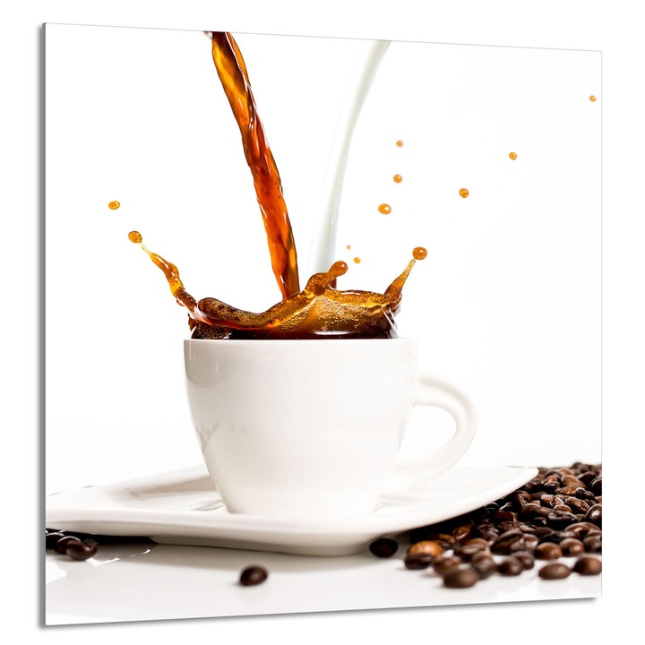 TMK ArtDeko Üveg hátfal konyhába 60x65cm, védelem, edénytartó, többszínű