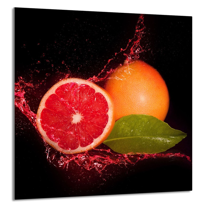 TMK ArtDeko 60x65cm konyhai üvegpanel, modern design, szennyeződés elleni védelem, többszínű