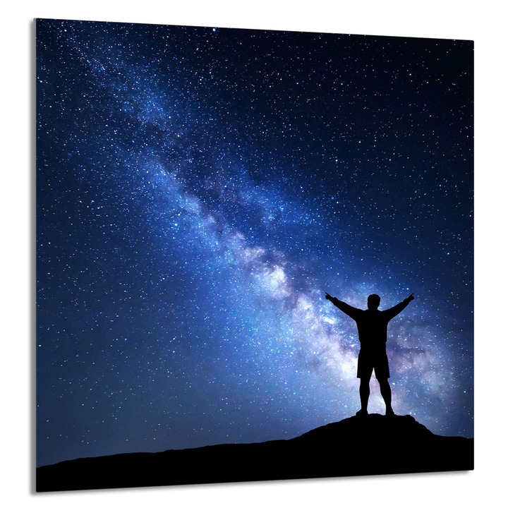 TMK ArtDeko Üveg konyhai hátfal 60x65cm, védelem, edénytartó, többszínű