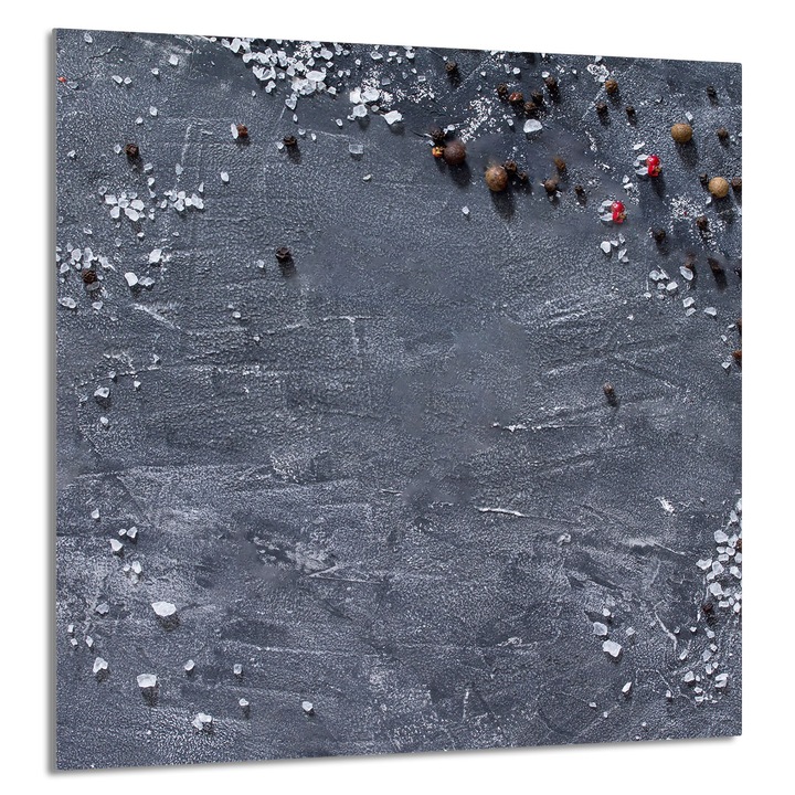 TMK ArtDeko Üveg konyhai hátlap 60x65cm, márvány design, multifunkcionális