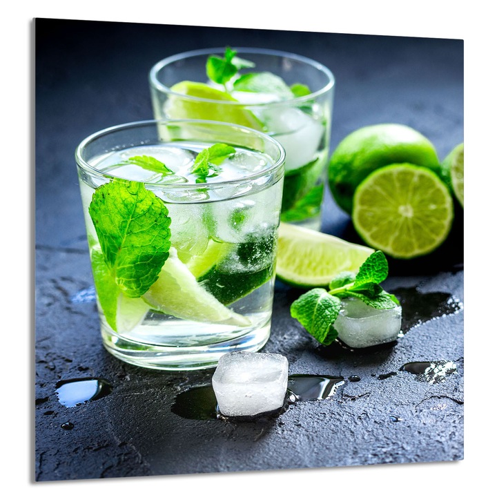 Üvegpanel konyhába 60x65 cm, TMK ArtDeko, modern design, többszínű, szettben