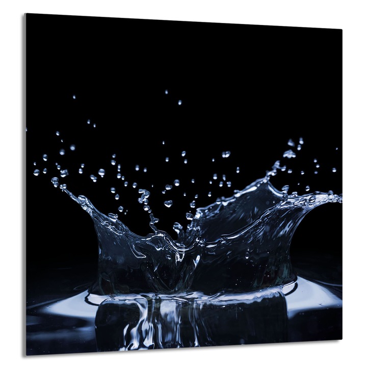 TMK ArtDeko Üveg konyhai hátlap 60x65cm, védelem, edénytartó, többszínű