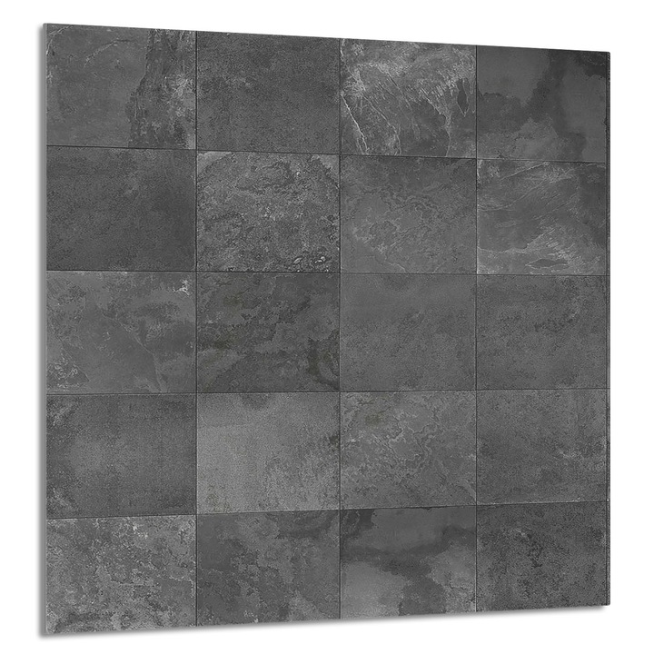 TMK ArtDeko 60x65cm konyhai üvegpanel, szürke, multifunkcionális