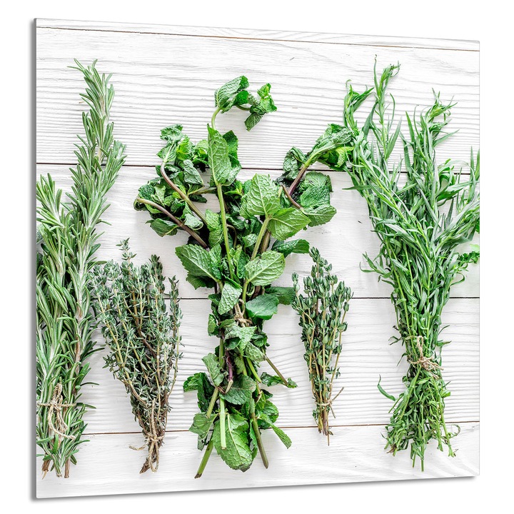 TMK ArtDeko Üveg konyhai hátfal 60x65cm, védelem, edénytartó, többszínű