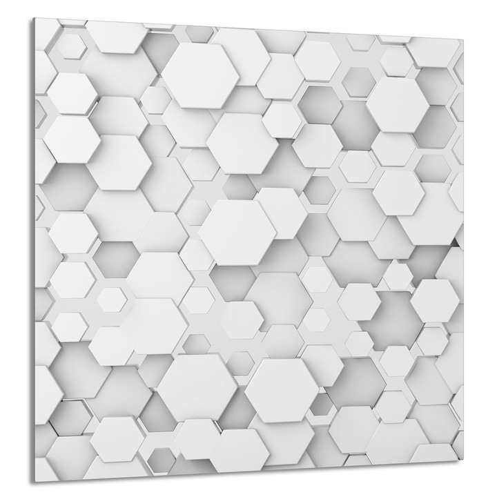 TMK ArtDeko Üveg konyhai hátlap 60x65cm, modern design, multifunkcionális, szennyeződés elleni védelem, könnyen tisztítható