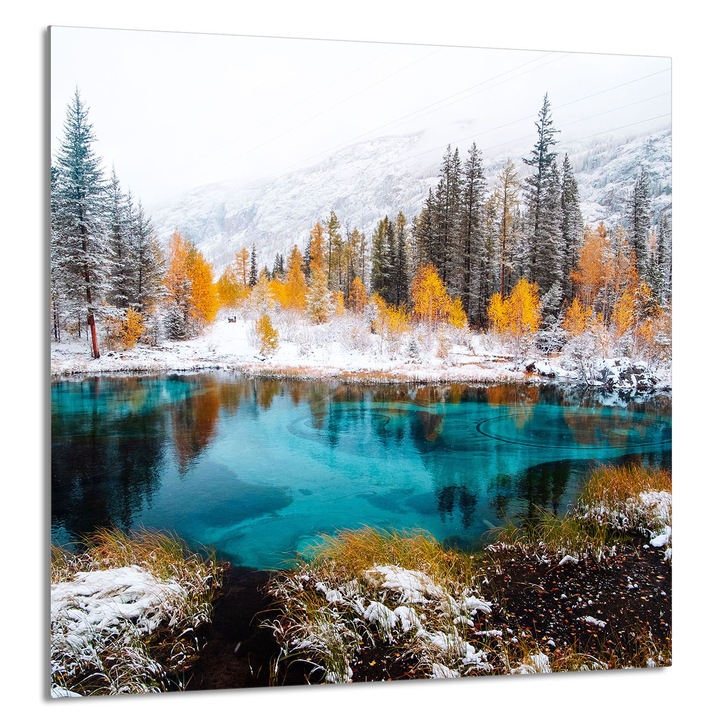 TMK ArtDeko konyhai üvegpanel 60x65cm, védelem, edénytartó, többszínű