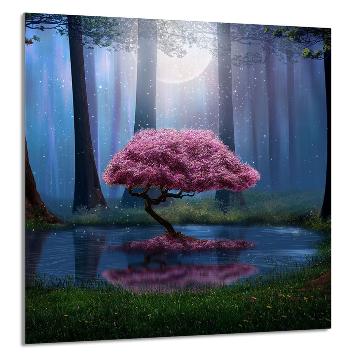 TMK ArtDeko üveg konyhai hátfal 60x65cm, védelem, modern design