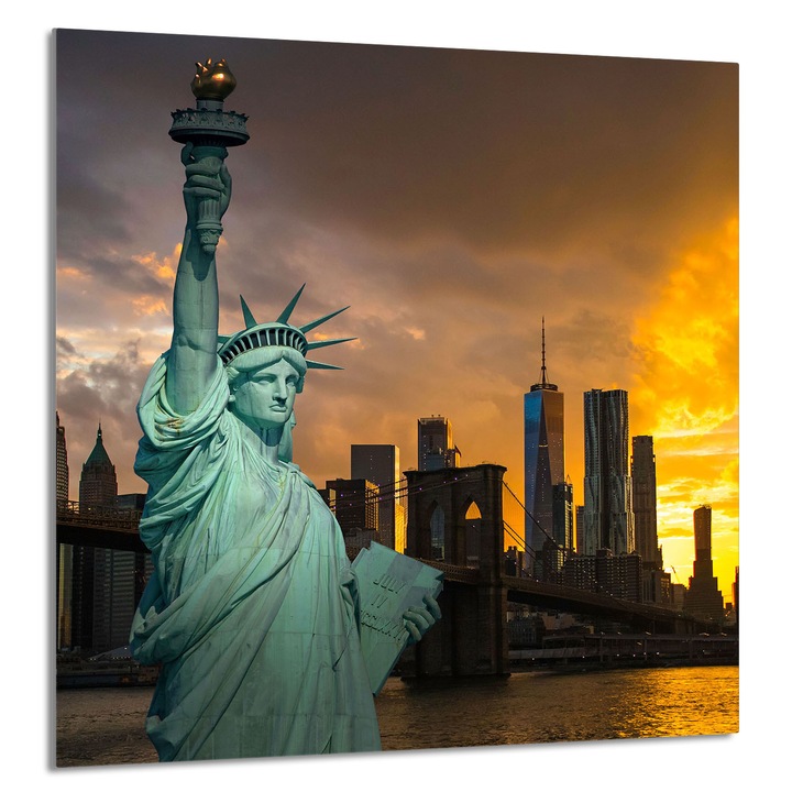 TMK ArtDeko Üveg konyhai hátfal 60x65cm, védelem, edénytartó, többszínű