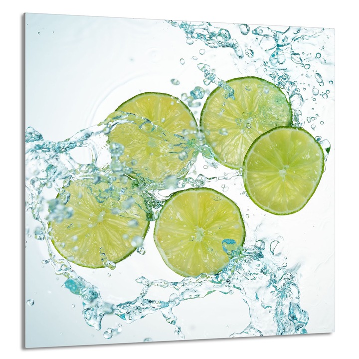 Konyhai üvegpanel 60x65 cm, TMK ArtDeko, modern design, többszínű, szettben